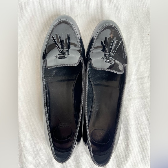 Church’s Nina Tassel Patent Leather Flats/Loafers in Black. Size 39 US size 8 - Picture 7 of 10